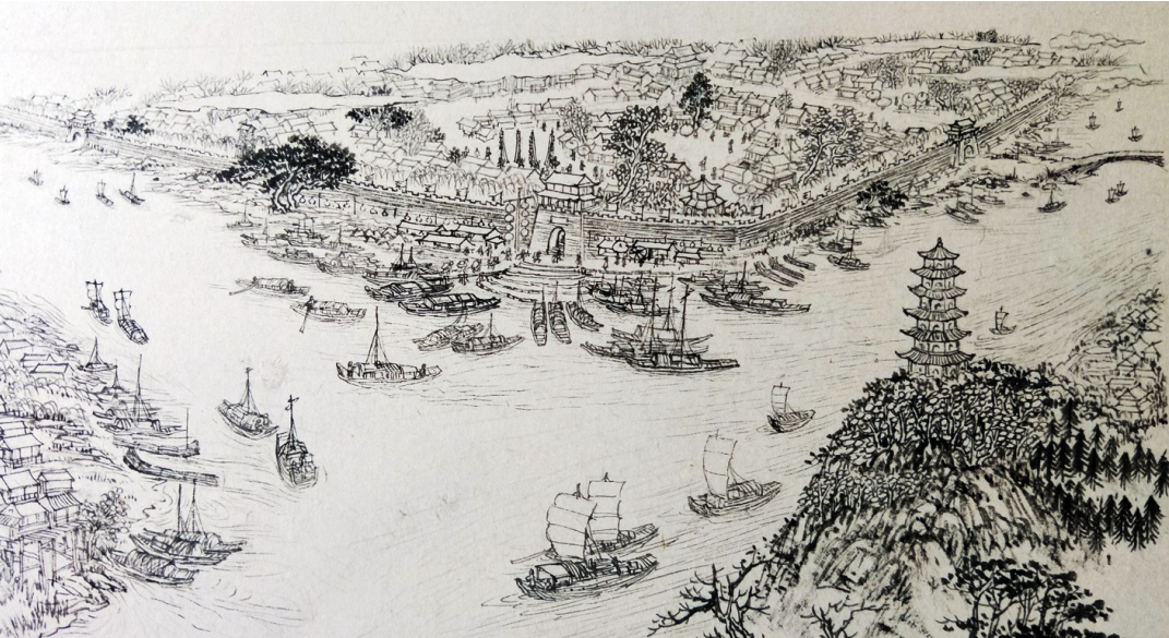 三溪烟霞（龚能忠画）.png