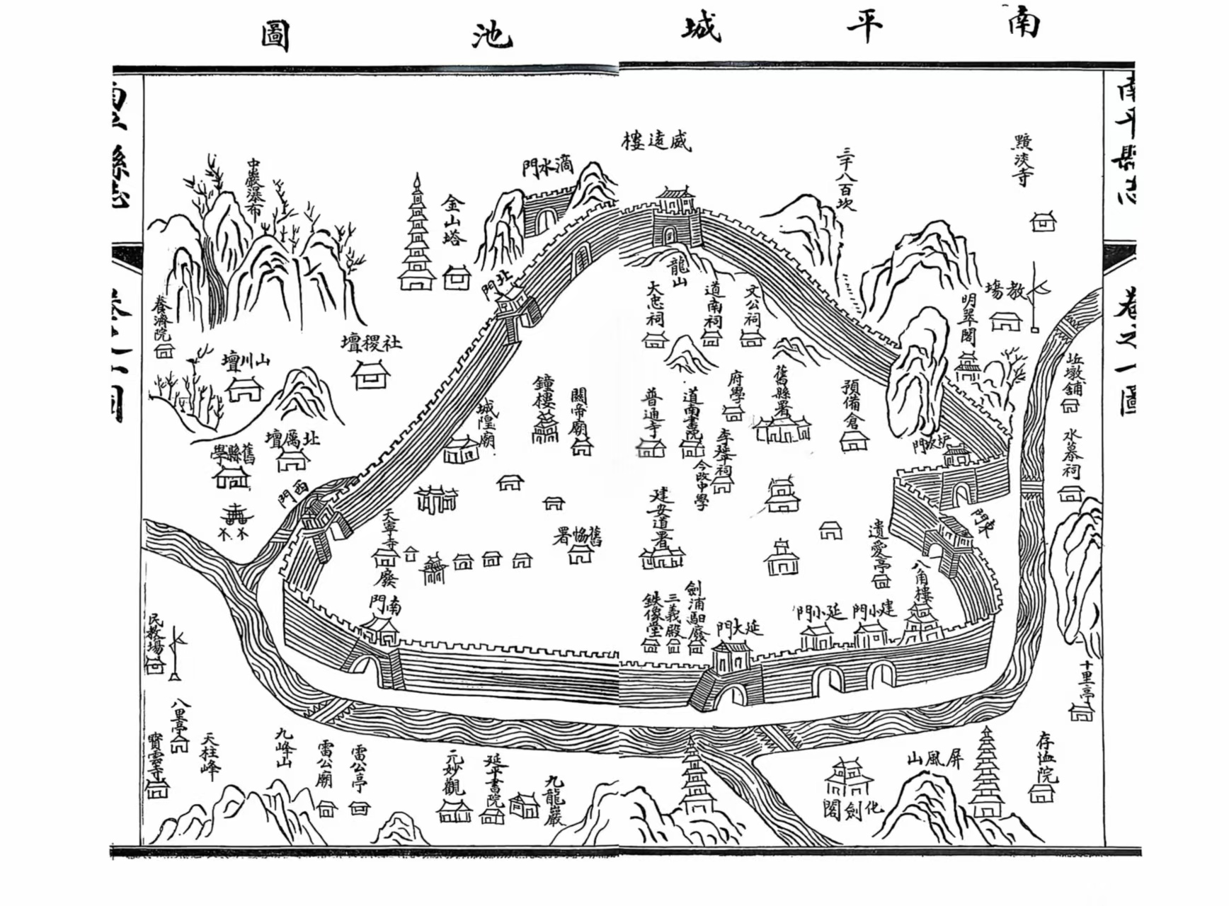 民国《南平县志》南平城池图.png